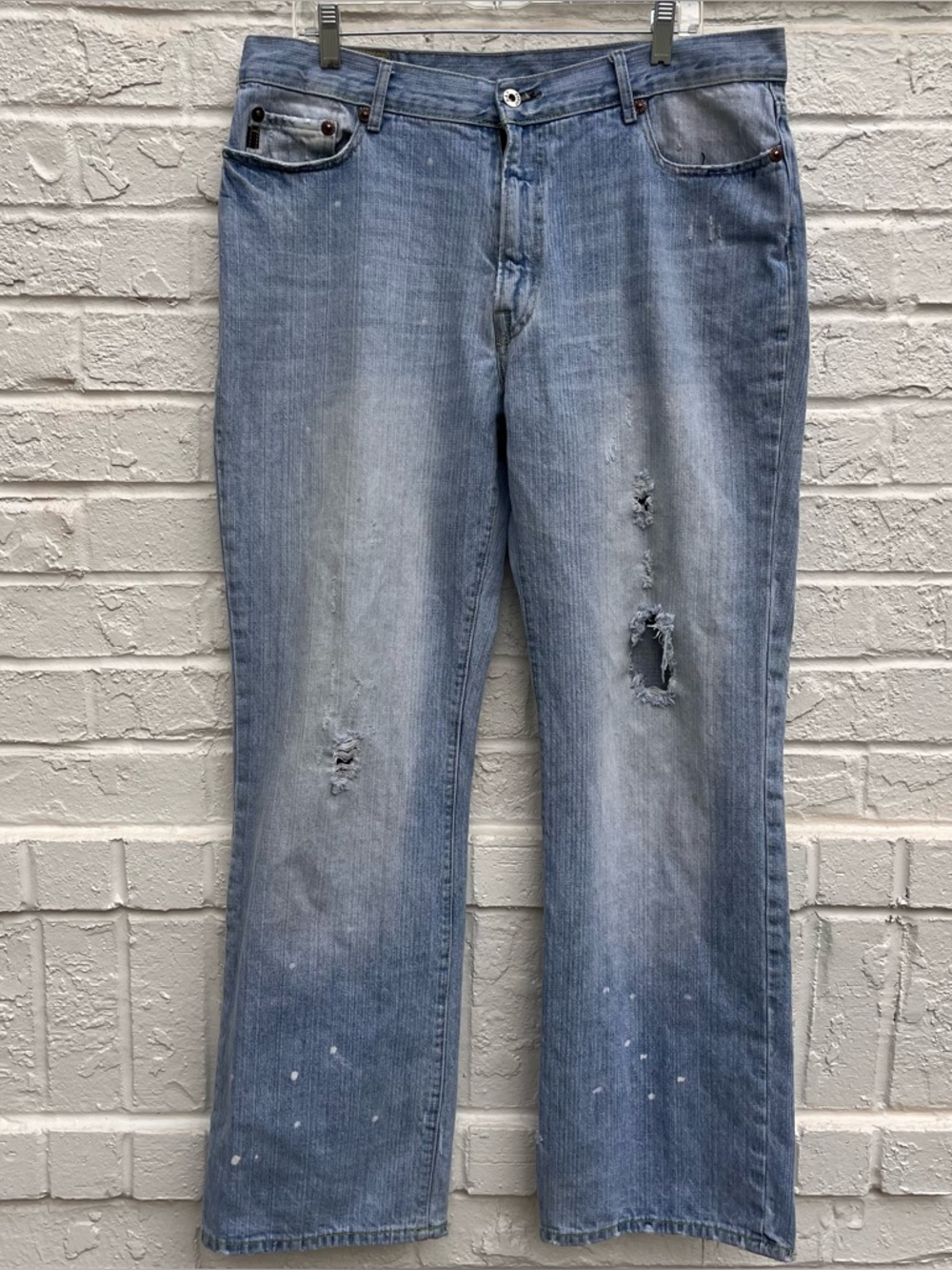 Y2K Abercrombie & Fitch Men’s Distressed Jeans Size 36X33